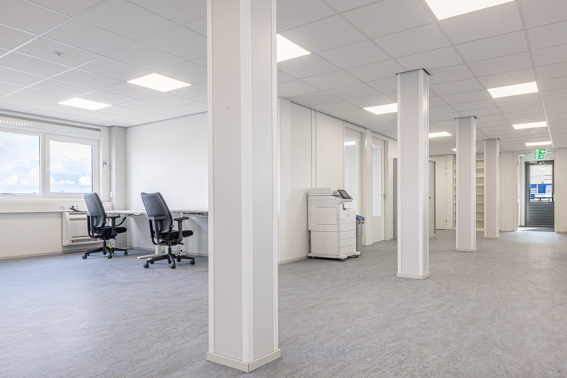 Kantoorruimte tijdelijk project Hollandia