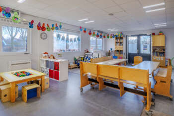 Peuteropvang in een modulaire school